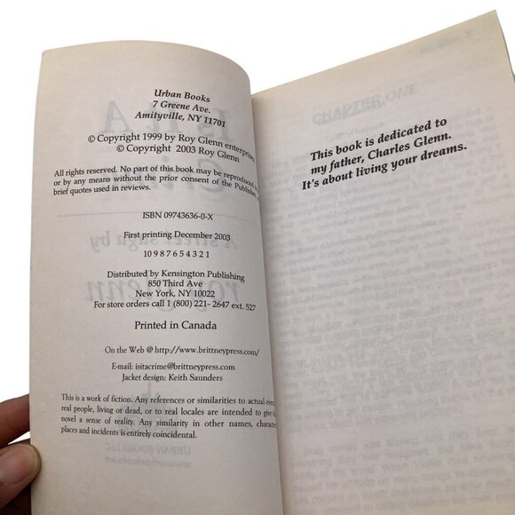 Is It A Crime A Street Saga By Roy Glenn 1999 Paperback Urban Books - Picture 13 of 15